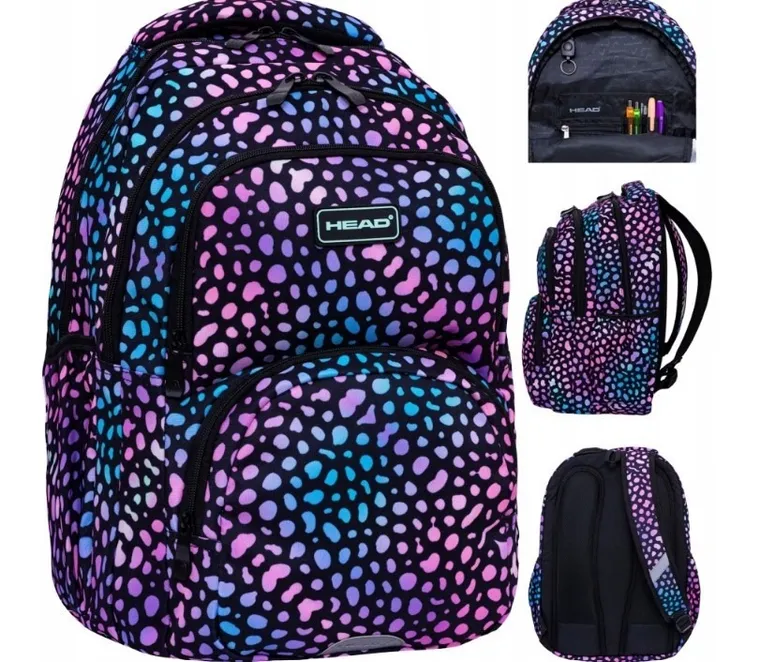 Head, plecak szkolny, 3-komorowy, Gemstone Element