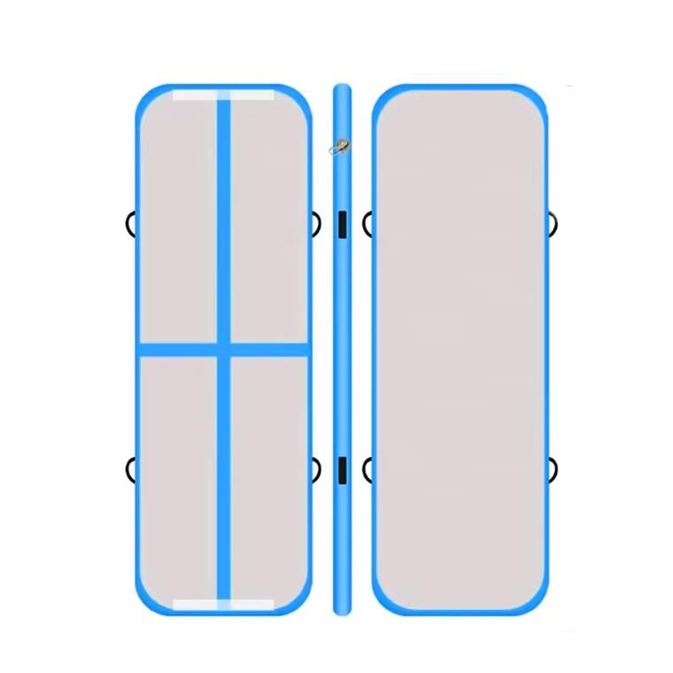 Hedo, airtrack, materac gimnastyczny, ścieżka, niebieski, 500-100-10 cm