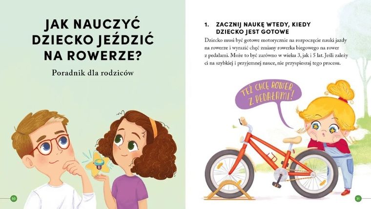 Hela sama jeździ na rowerze