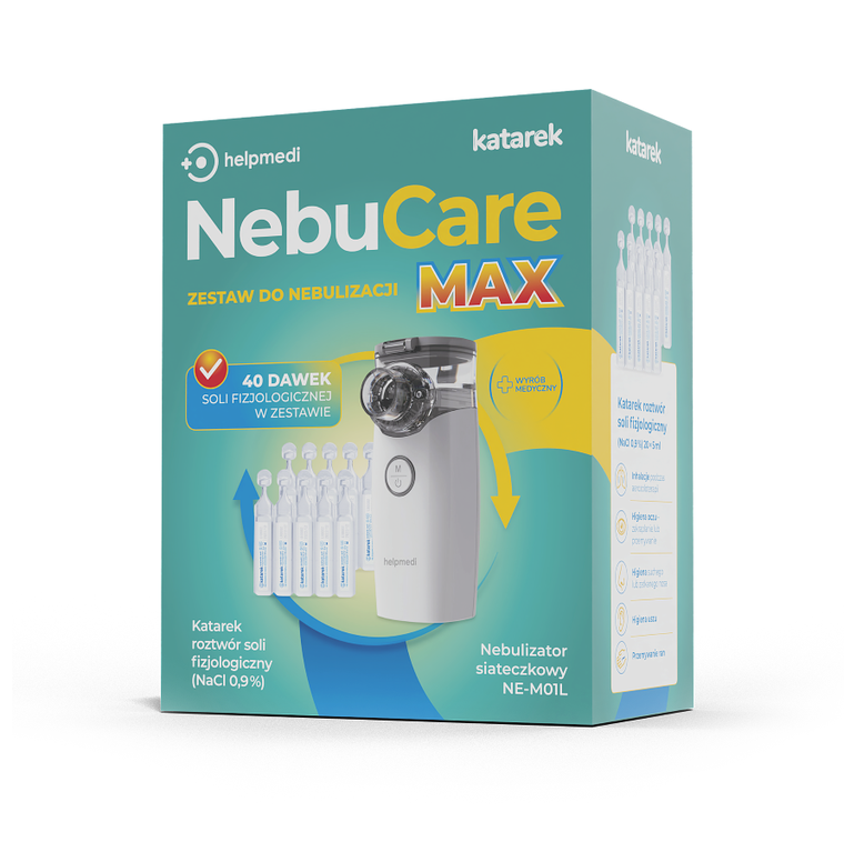 HelpMedi, NebuCare Max, zestaw do nebulizacji