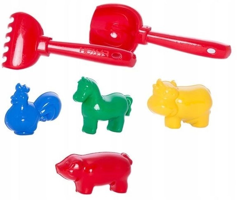 Hemar Family, akcesoria do piasku, 6 elementów