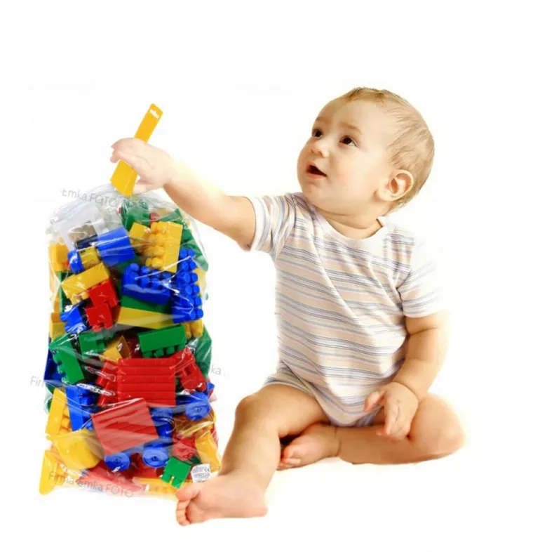 Hemar Family, Klocki konstrukcyjne duże, 130 elementów