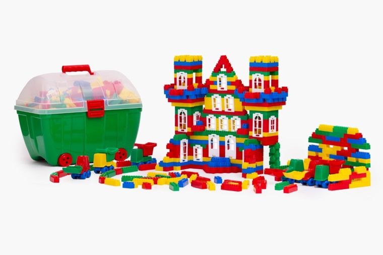 Hemar Family, klocki konstrukcyjne w kuferku, 621 elementów