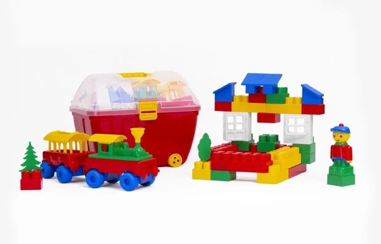 Hemar Family, klocki konstrukcyjne w kuferku, 70 elementów