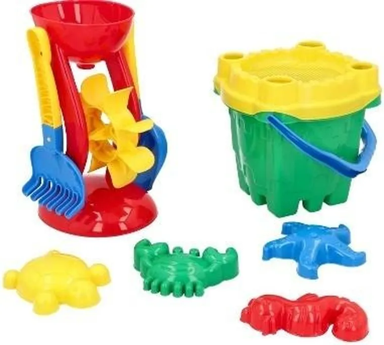 Hemar Family, Zamek, zestaw do piasku, 9 elementów