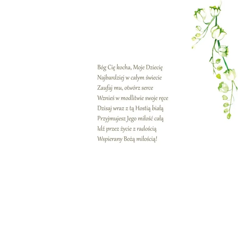 Henry, karnet 1 Komunia Św.