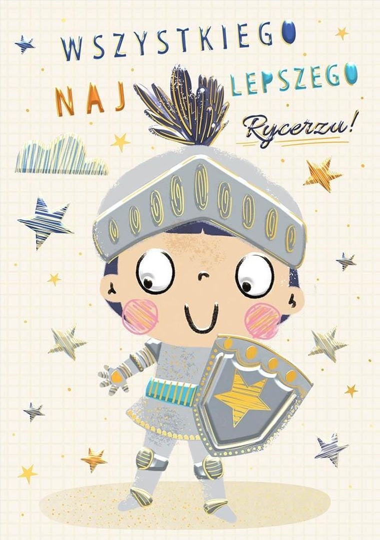 Henry, karnet A5, Imieniny, Ogródek