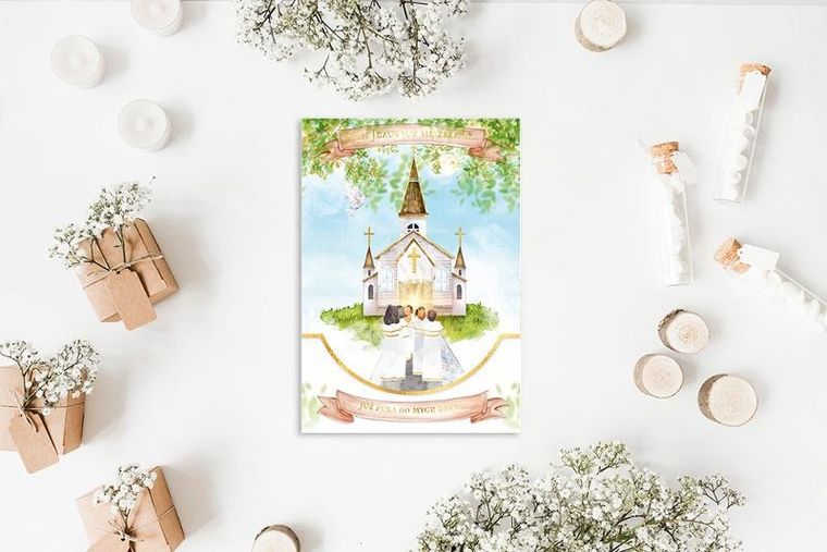 Henry, karnet A5, Komunia, kościół