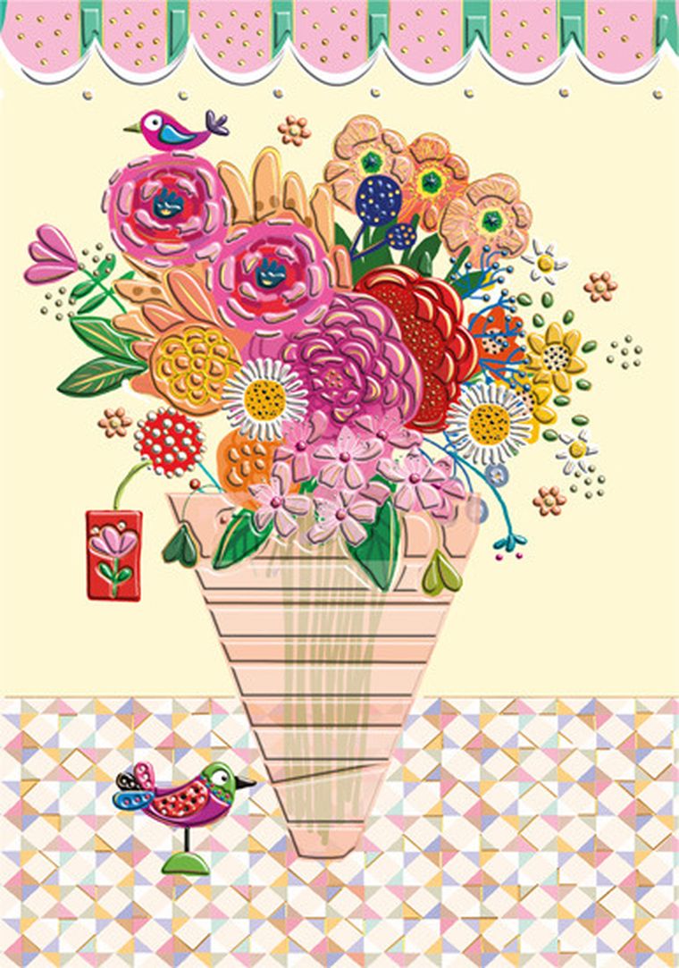 Henry, karnet A5 z kopertą, złocony, Wazon