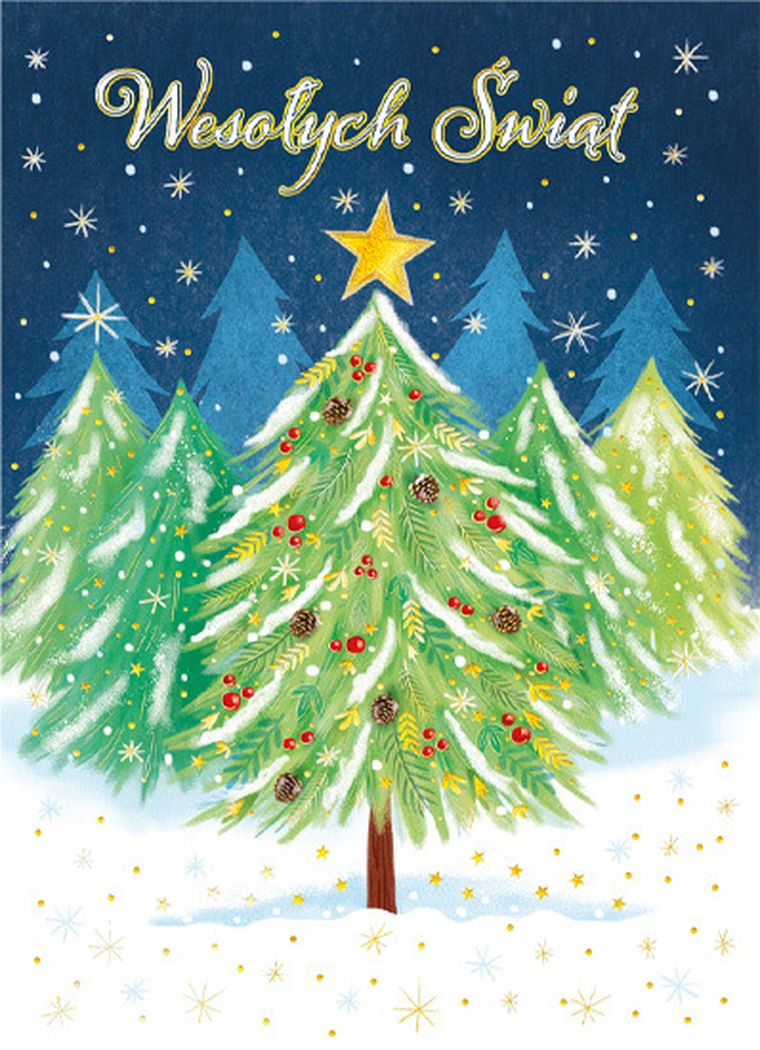 Henry, karnet B6, Boże Narodzenie, choinka w lesie