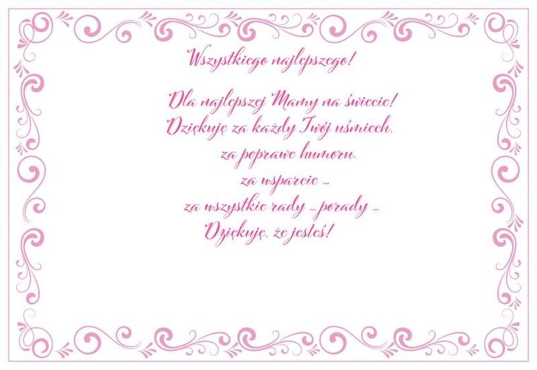 Henry, karnet B6, Mama, pink white