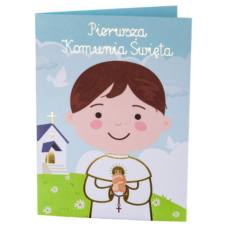 Henry, karnet, B6, Pierwsza Komunia Św., chłopiec