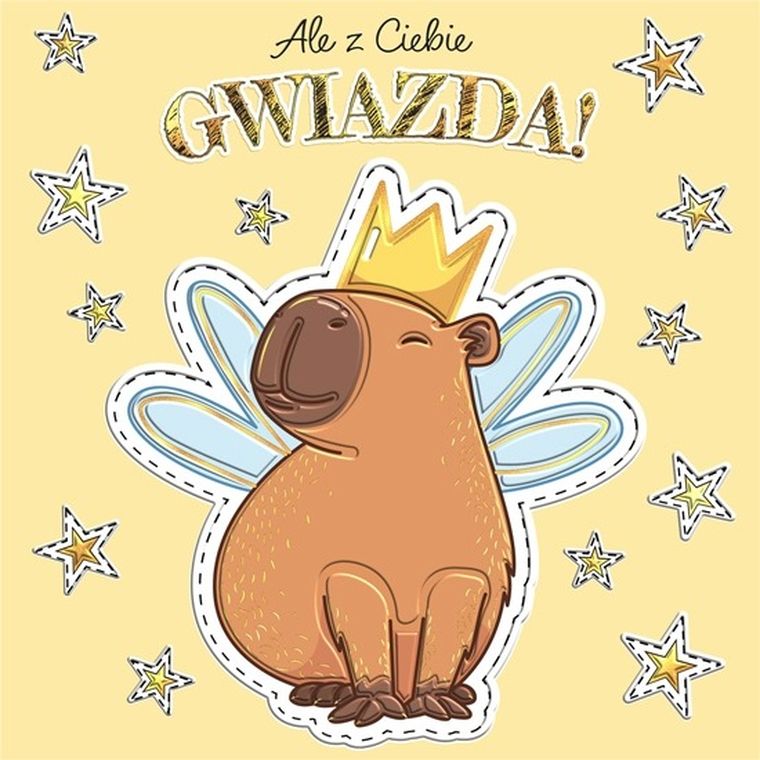 Henry, karnet kwadratowy, Urodziny, Kapibara gwiazda