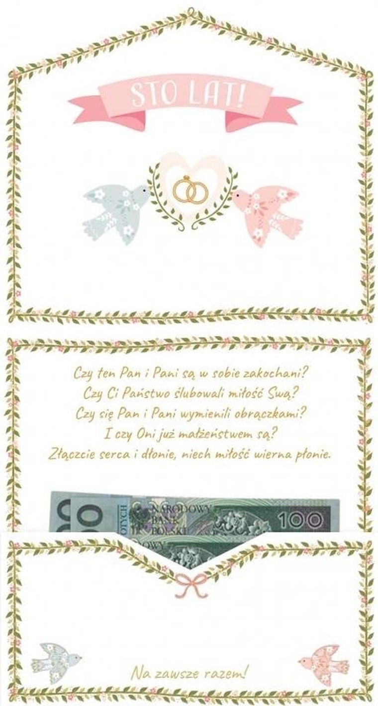 Henry, karnet ślub, Para W Objęciach