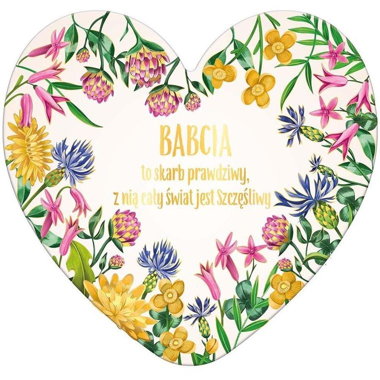 Henry, laurka dwustronna, Serce Babcia, Ogródek Babci