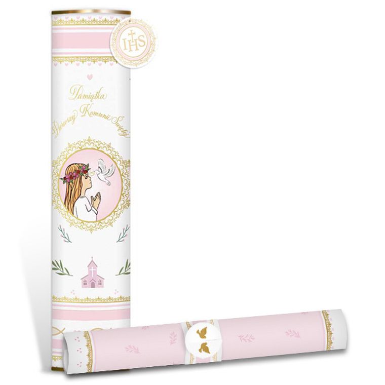 Henry, Pamiątka Komunijna, tuba, różowa