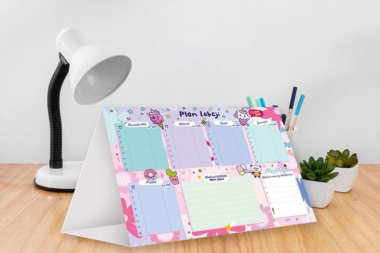 Henry, planer szkolny, Girl Kawai