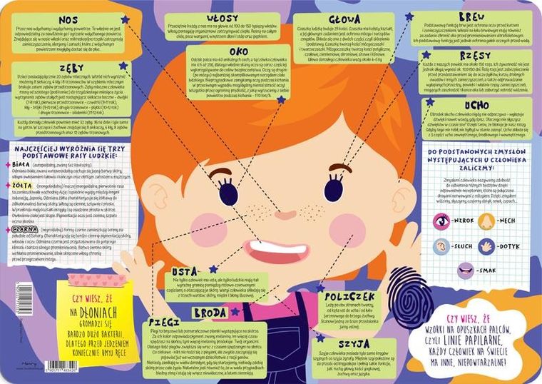 Henry, podkładka na biurko, ciało