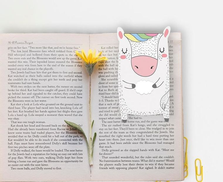 Henry, zakładka magnetyczna do książki, koń