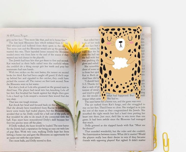 Henry, zakładka magnetyczna do książki, pantera