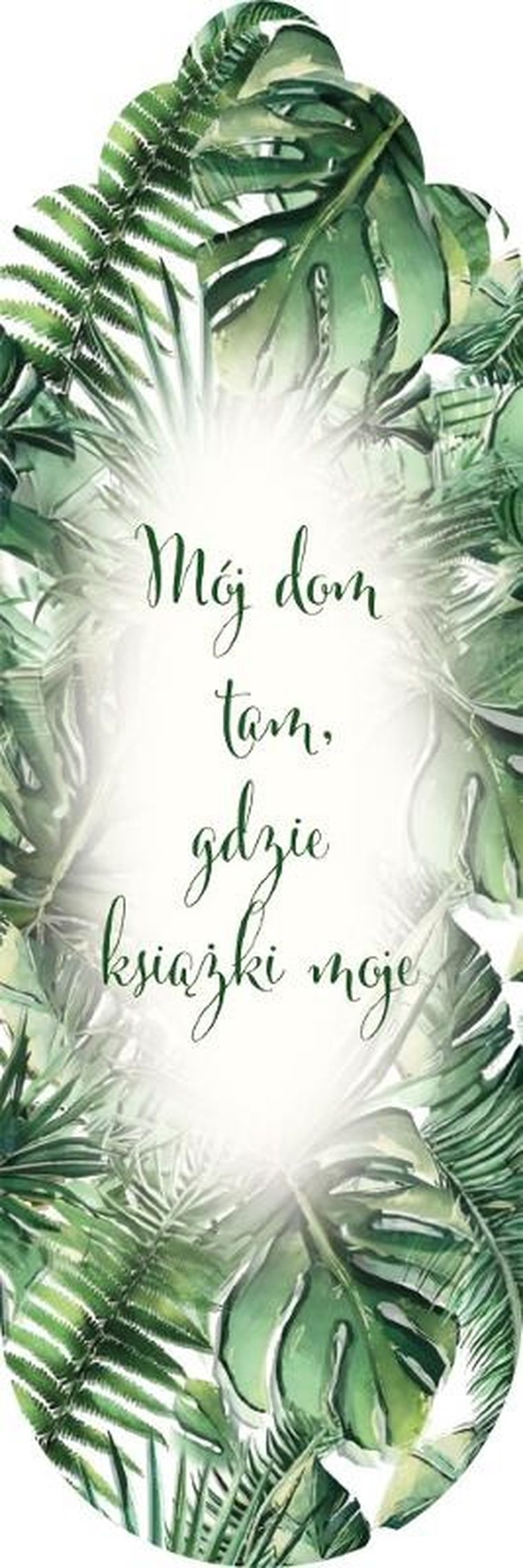 Henry, zapachowa zakładka do książki, monstera