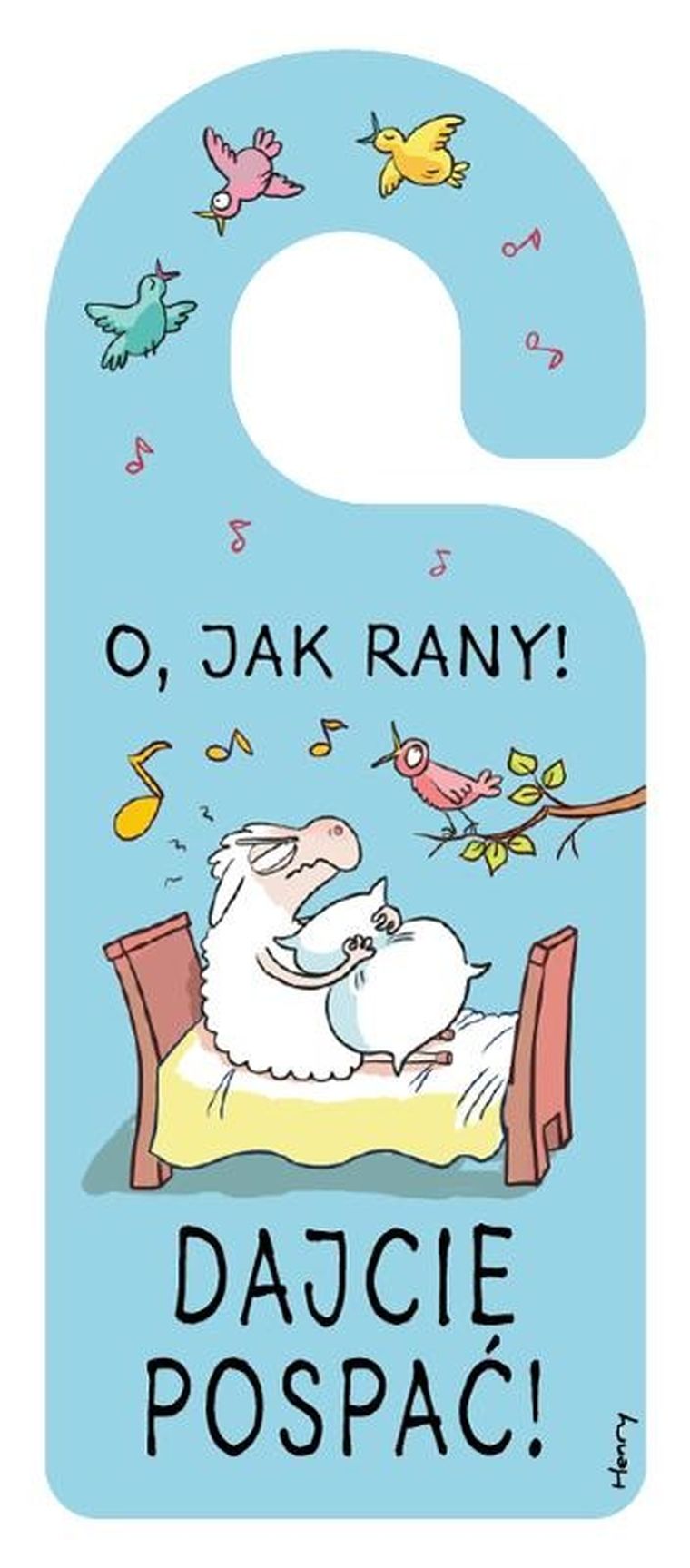 Henry, zawieszka na klamkę, dajcie pospać