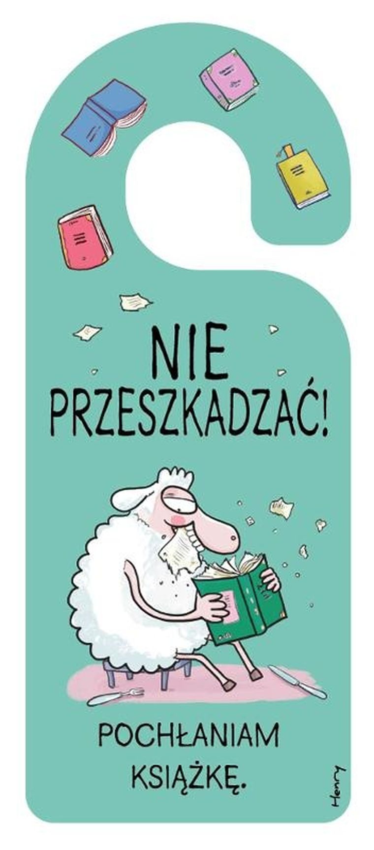 Henry, zawieszka na klamkę, nie przeszkadzać