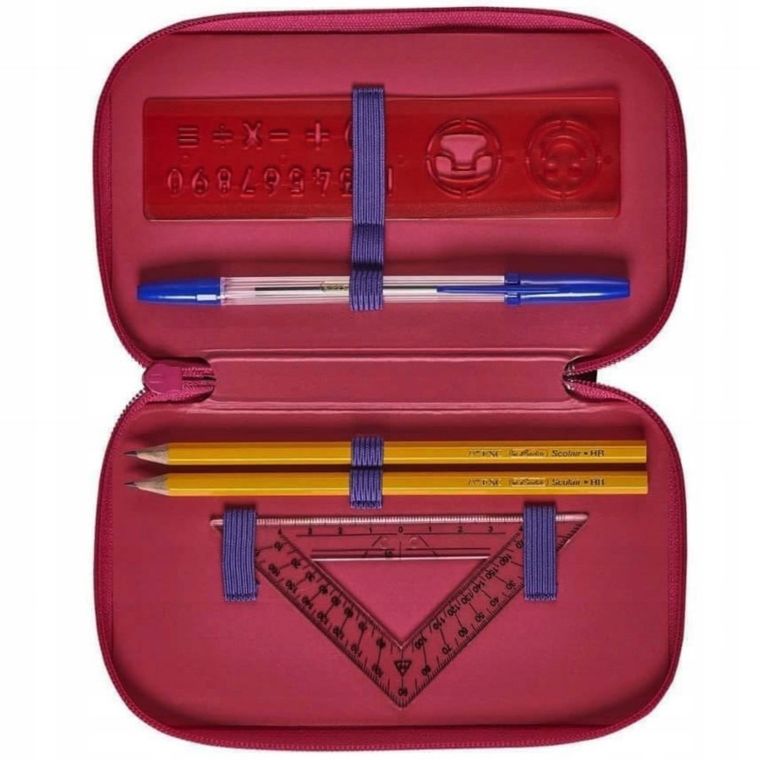 Herlitz, Cute Animals, piórnik z wyposażeniem, Zebra