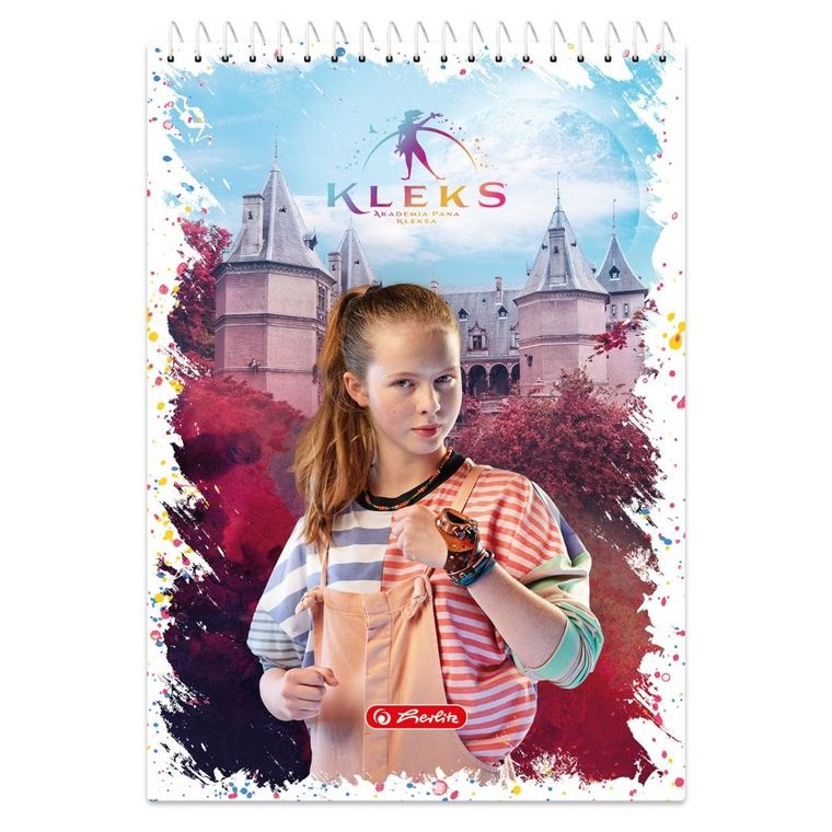 Herlitz, Kleks, kołonotes, A6, 40 stron, kratka, 1 szt.