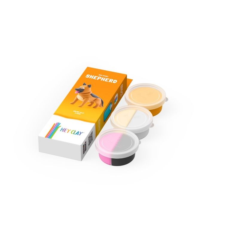 Hey Clay, Psy, Owczarek Niemiecki, masa plastyczna, 3 szt.