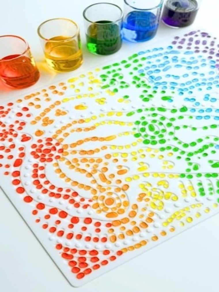 Hey Doodle, sensoryczna mata silikonowa do kolorowania 3D, szept wody