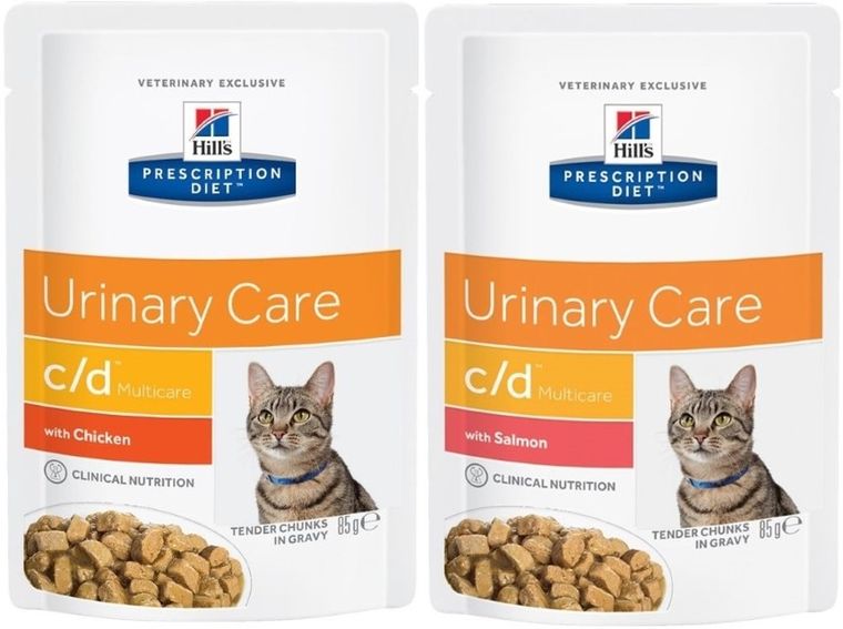 Hill's Prescription Diet, Feline c/d, Kurczak, saszetka dla kota, 85g