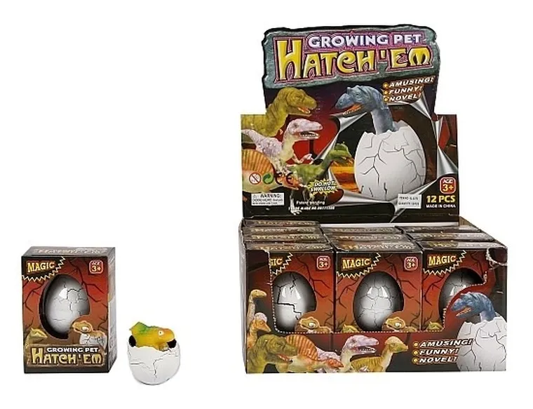 Hipo, dinozaur, figurka w jajku