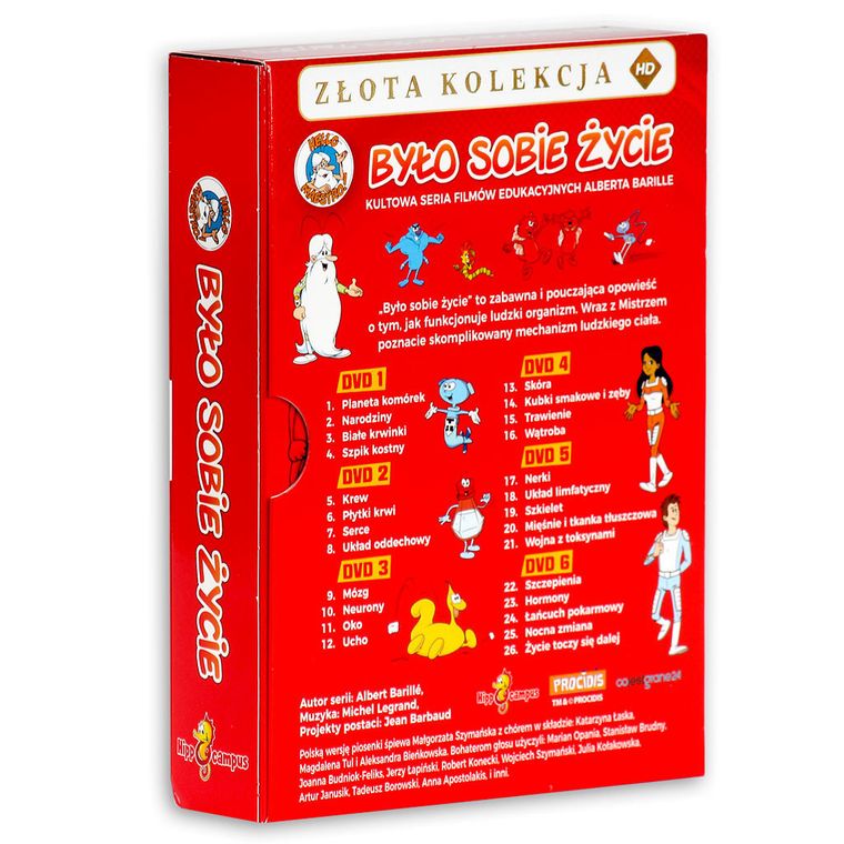 Hipokampus. Złota kolekcja HD. Było sobie życie. 6DVD