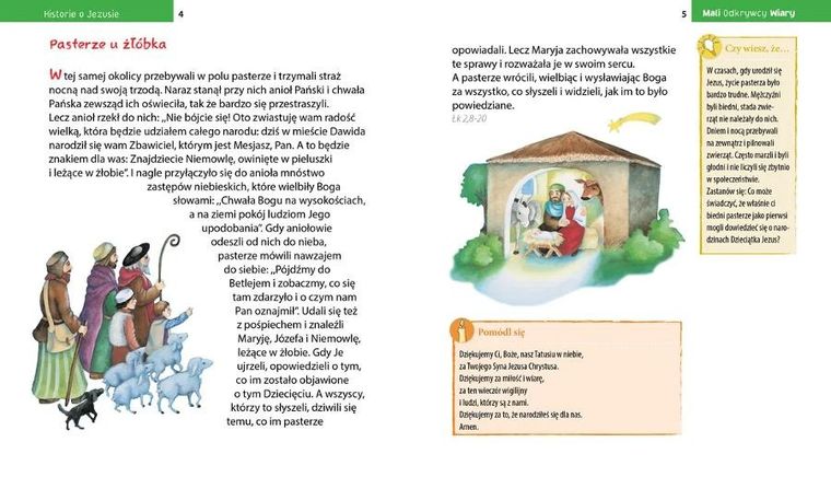 Historie o Jezusie. Mali Odkrywcy Wiary