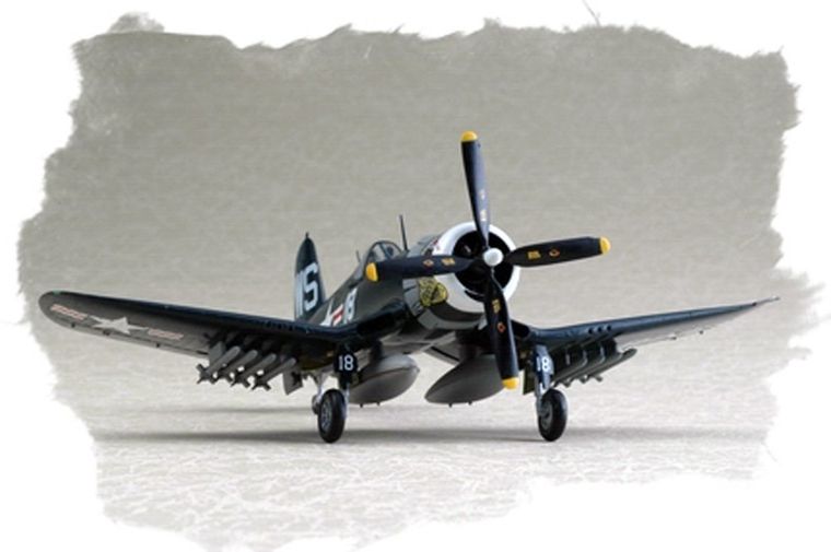 Hobby Boss, F4U-4 Corsair, śmigłowiec, model do sklejania, 1:72