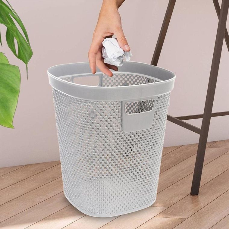 Hobby Life, kosz na śmieci, szary, 12,5l