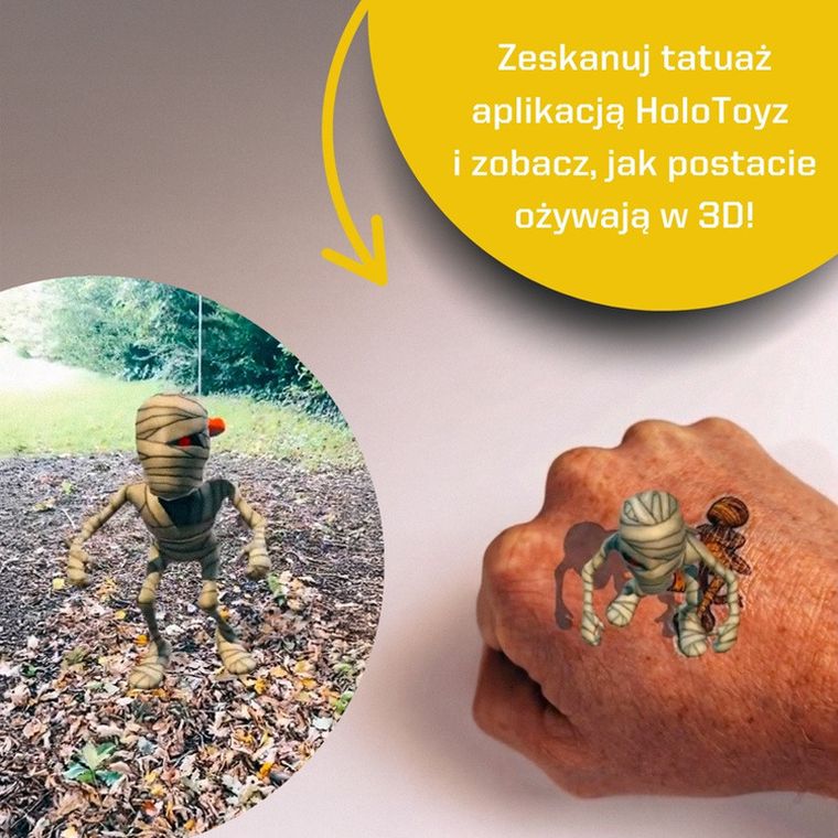 HoloToyz, tatuaże AR z dźwiękiem, Monster Mash