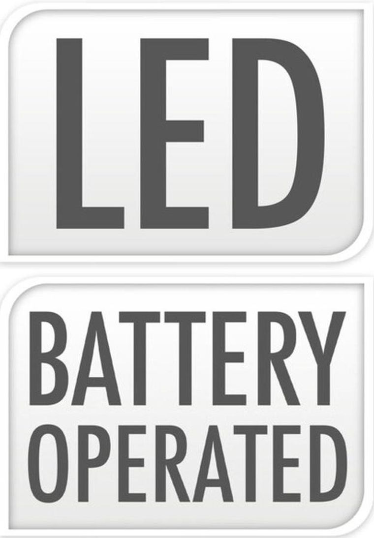 Home & Styling Colle, figurka aniołek, znicz nagrobny LED, Spoczywaj w Pokoju