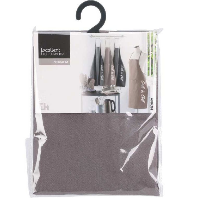 Home Styling Collection, bawełniany fartuch kuchenny, 60-84 cm