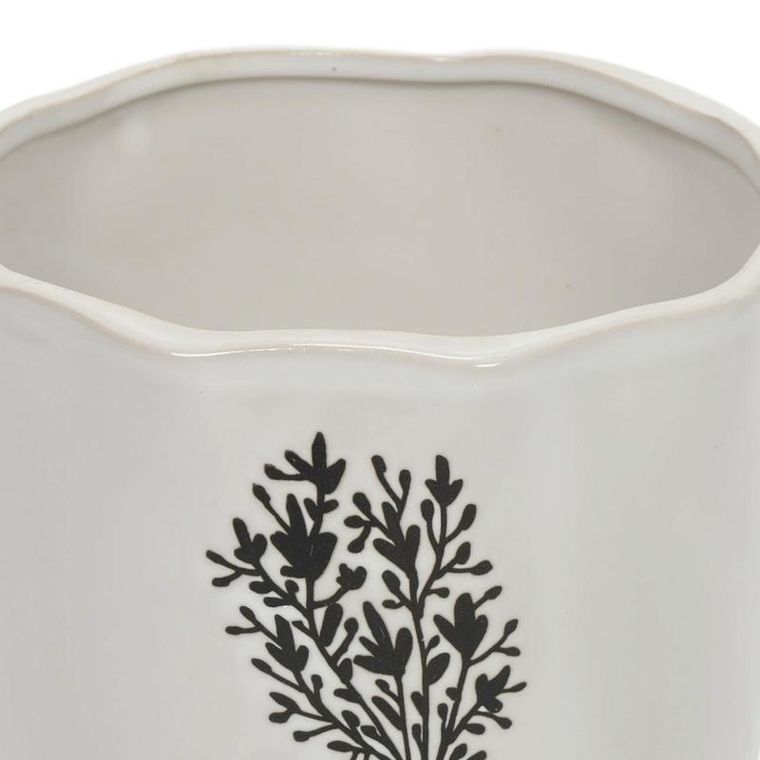 Home Styling Collection, ceramiczna osłonka na doniczkę, średnica 15 cm