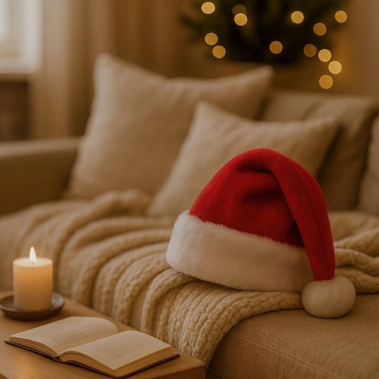 Home Styling Collection, czapka świętego mikołaja, 40-30 cm