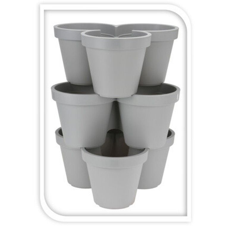 Home Styling Collection, doniczka na trzy kwiaty, średnica 44-20 cm