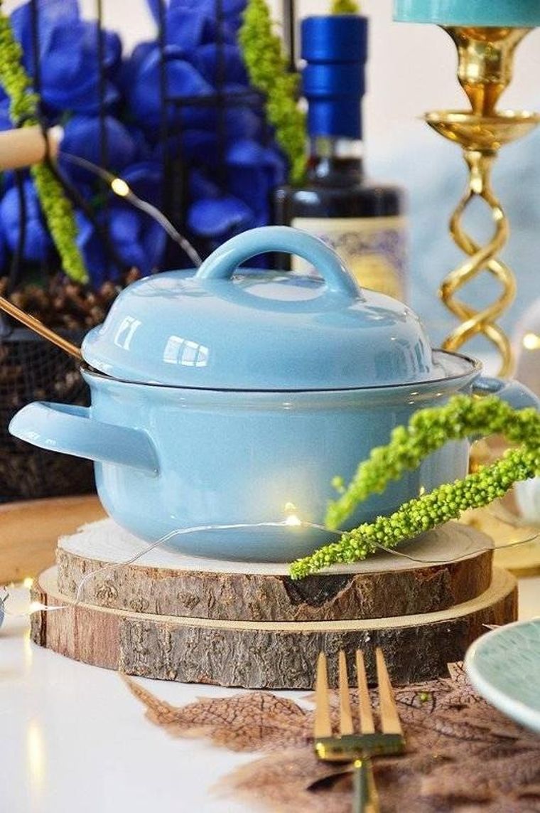 Home Styling Collection, drewniane podkładki pod talerze, Natural, zestaw 4 szt.