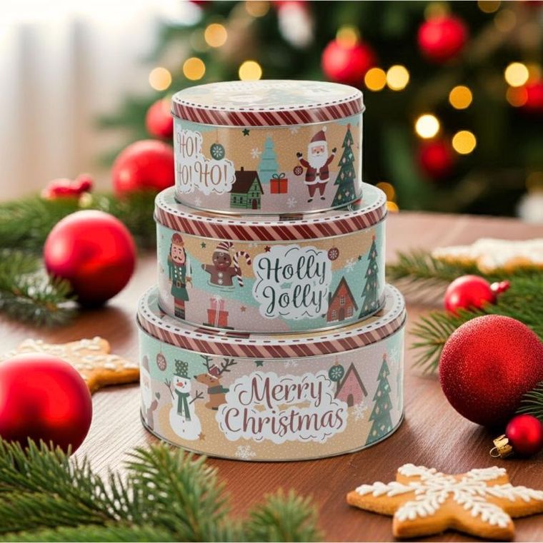 Home Styling Collection, Joujou, puszki na ciastka, 3 szt.