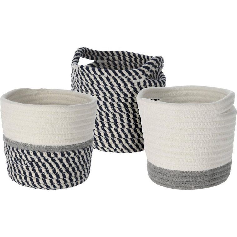 Home Styling Collection, kosz do przechowywania, bawełna, 13-13 cm