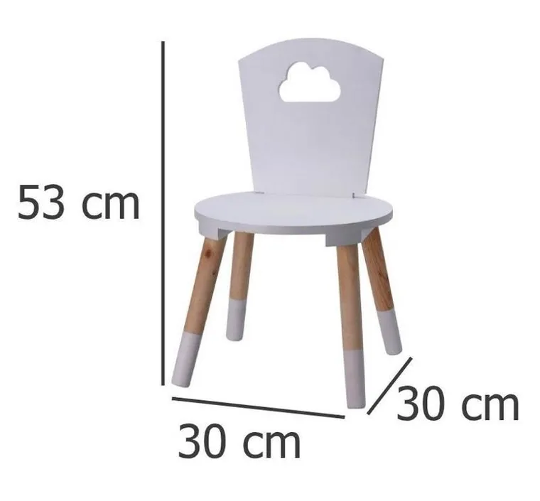 Home Styling Collection, krzesło drewniane