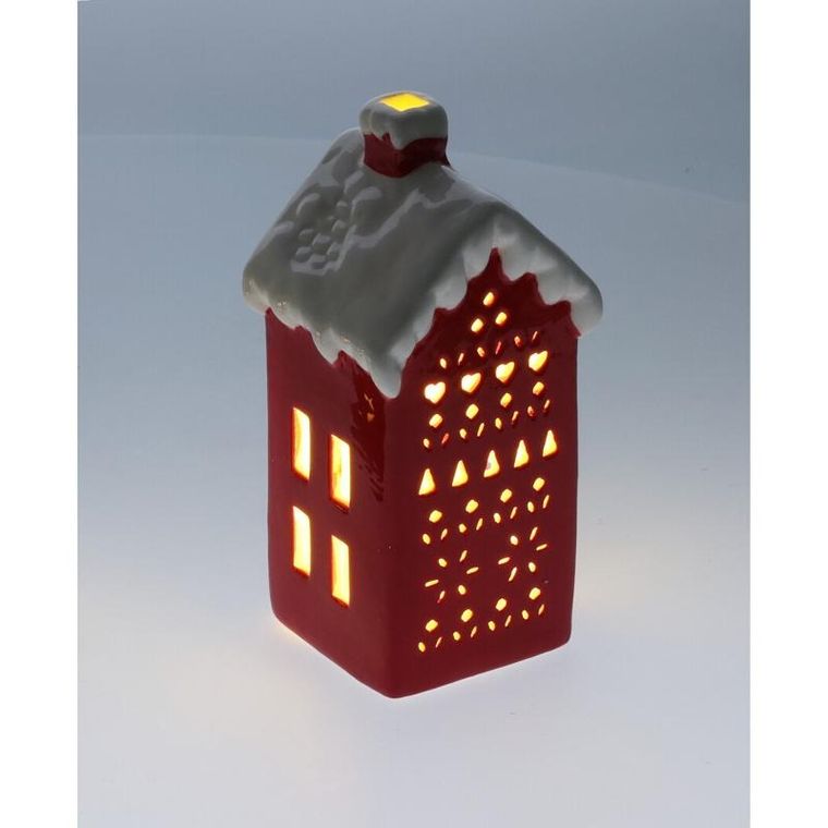 Home Styling Collection, lampka LED w kształcie domu, 15 cm
