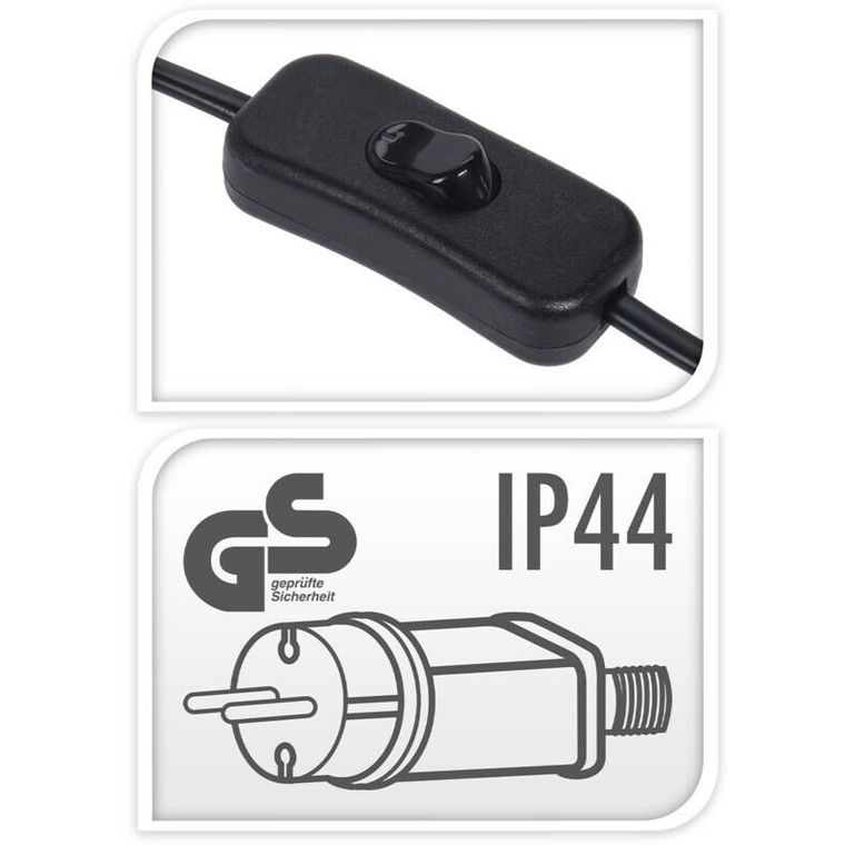 Home Styling Collection, lampka na biurko w skandynawskim stylu, drewniana podstawa, 14-36 cm