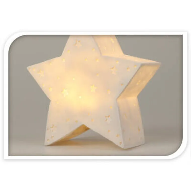 Home Styling Collection, lampka nocna dla dzieci Księżyc Gwiazdka, na baterie